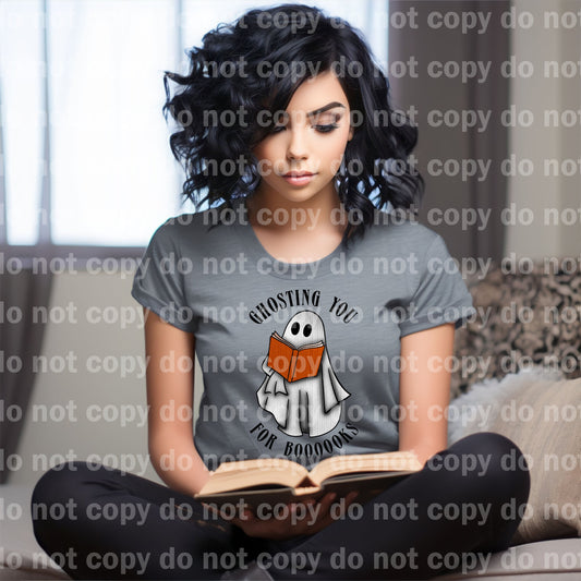 Ghosting You For Books Black/Gray/One Color Dream Print or Sublimation Print