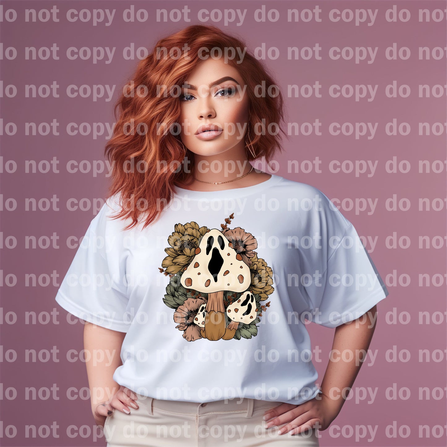 Ghost Mushies with Pocket Option Dream Print or Sublimation Print