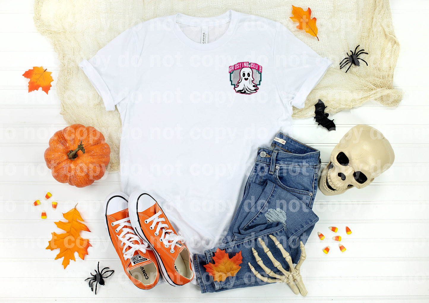 Ghost O Ween with Pocket Option Dream Print or Sublimation Print
