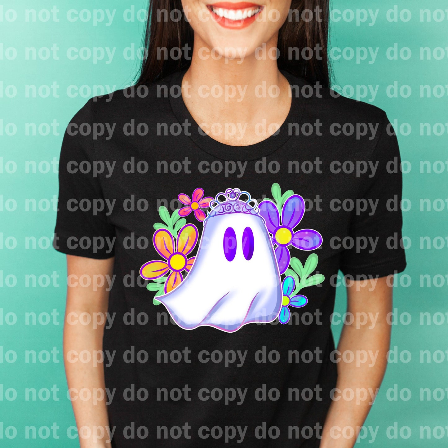 Estampado de ensueño floral de princesa fantasma o estampado por sublimación