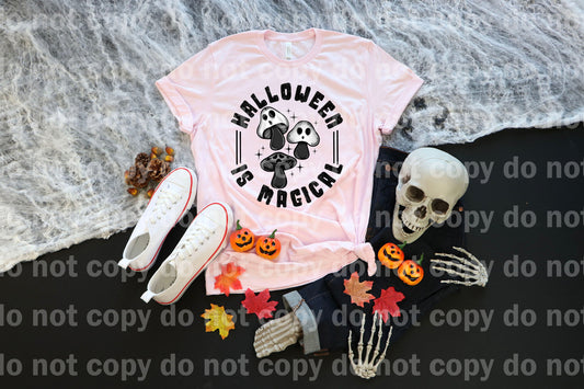 Halloween Is Magical Grayscale Black/White Dream Print or Sublimation Print