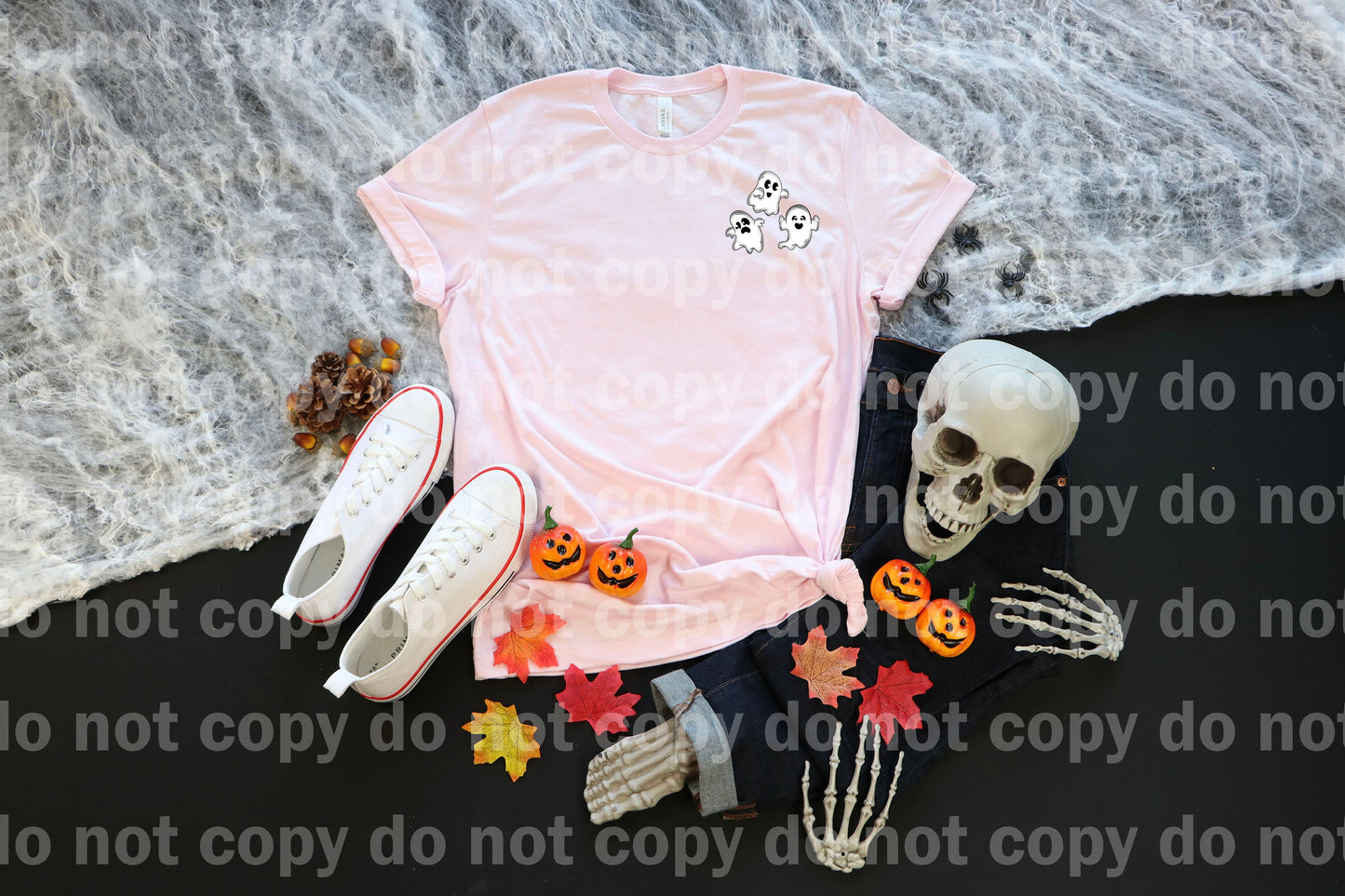 Ghost Stories Tan Brown Black with Pocket Option Dream Print or Sublimation Print
