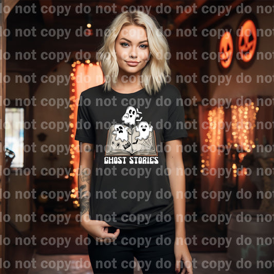 Ghost Stories Tan Brown White with Pocket Option Dream Print or Sublimation Print