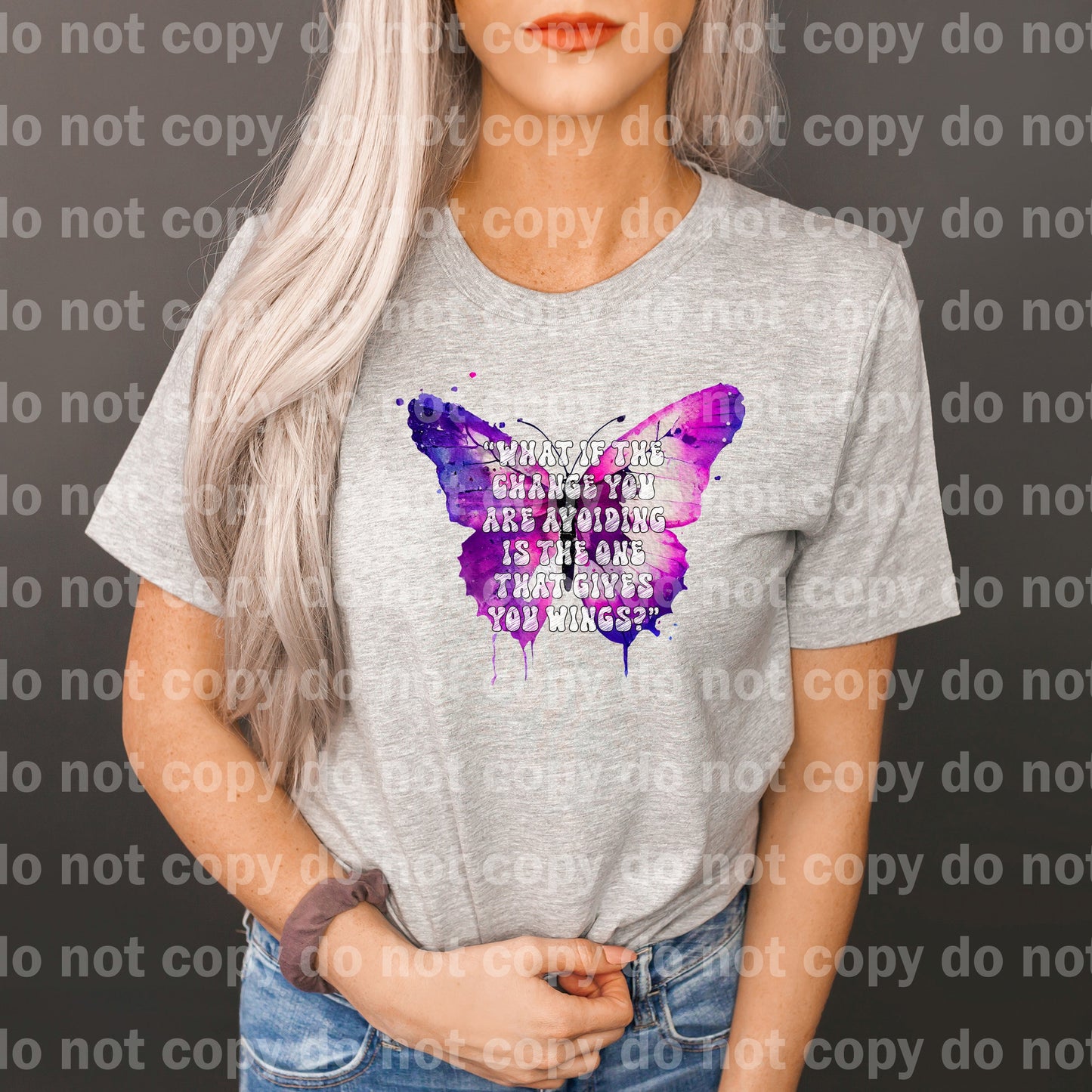 What If The Change You Are Avoiding Is The One That Gives You Wings Dream Print or Sublimation Print