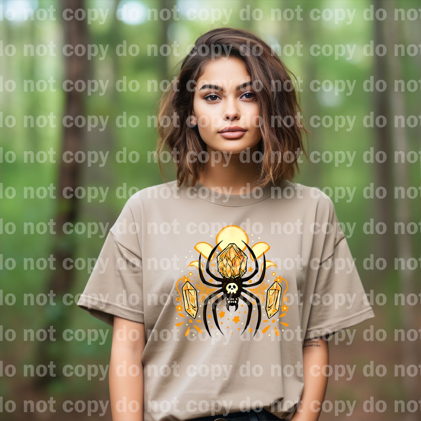 Gold Crystal Spider Dream Print or Sublimation Print