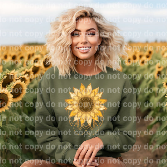 Golden Sunflower Bead Dream Print or Sublimation Print