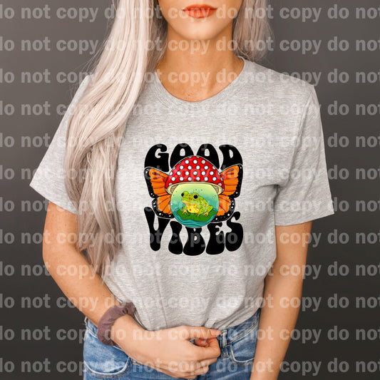 Good Vibes Frog Dream Print or Sublimation Print