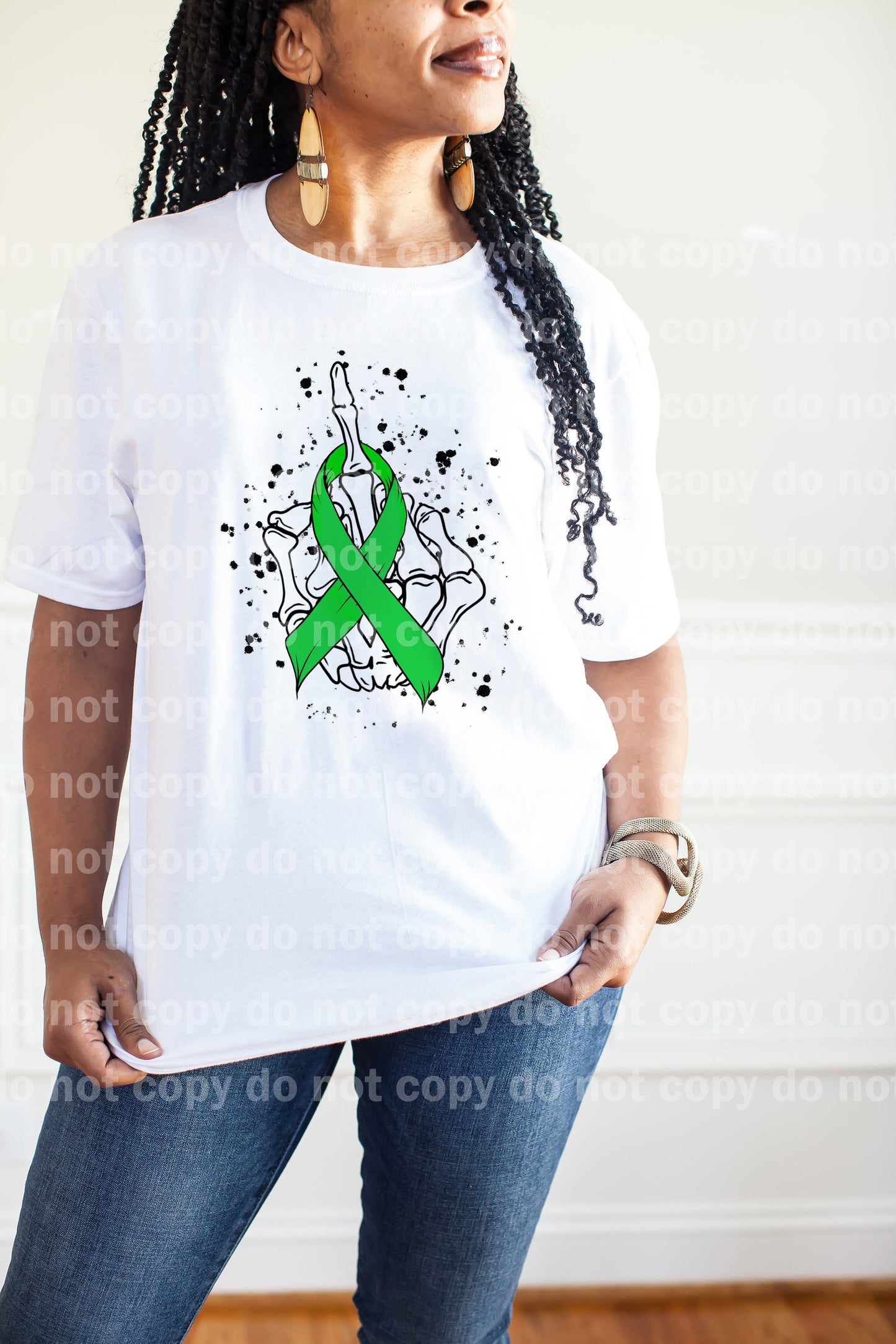 Green Cancer Ribbon Dream Print or Sublimation Print