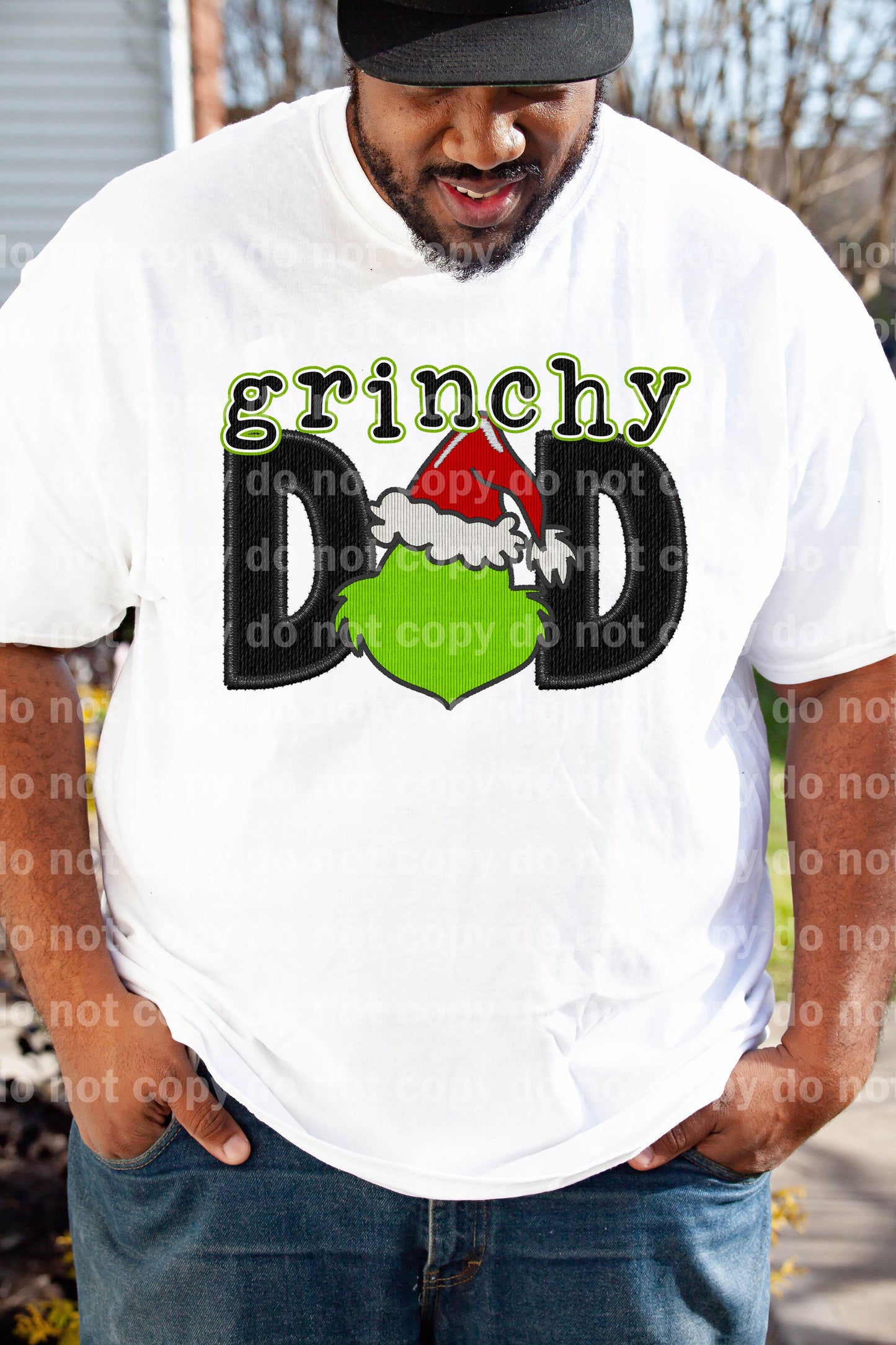 Green Guy Dad Embroidery Dream Print or Sublimation Print