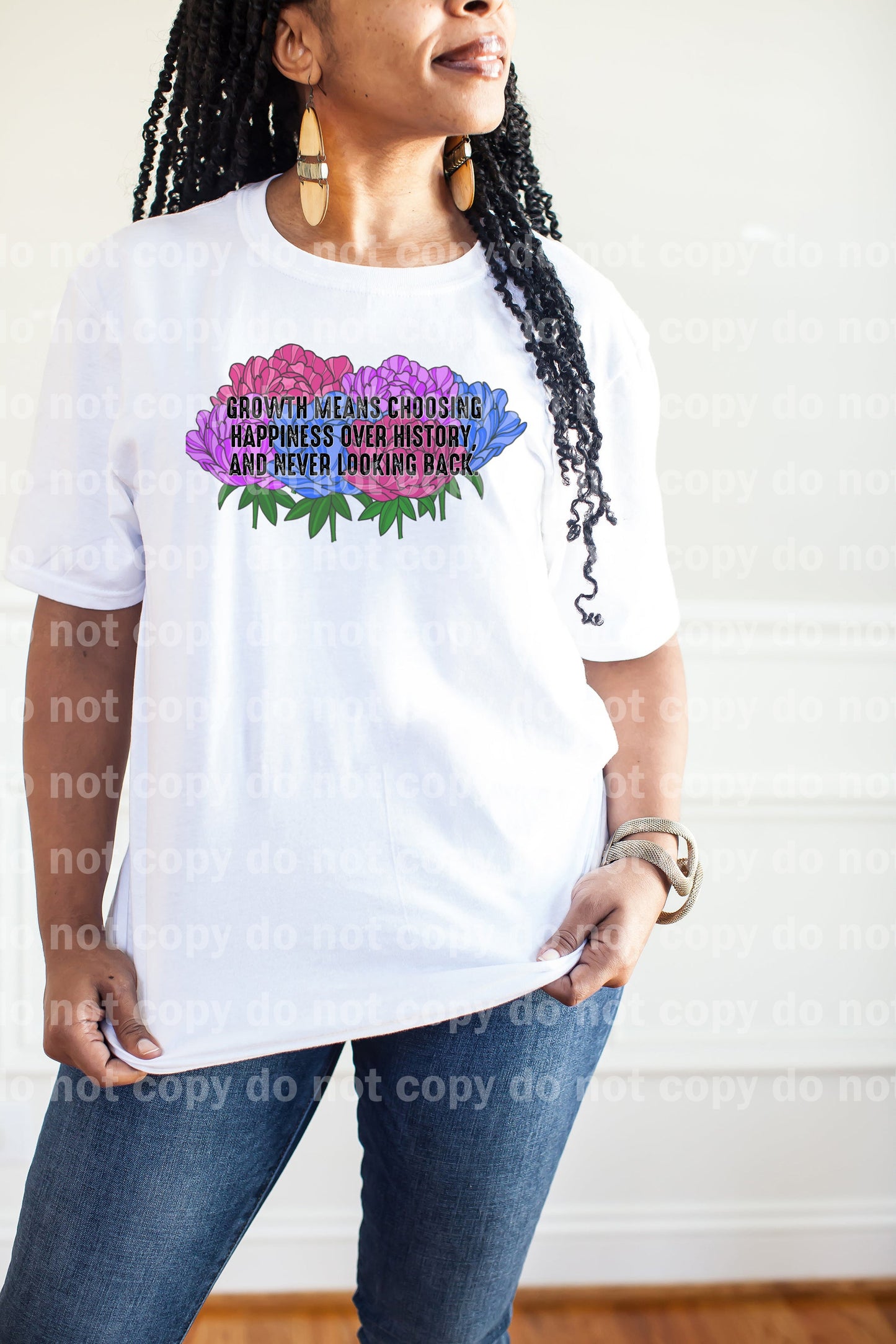 Growth Means Choosing Happiness Over History And Never Looking Back Dream Print or Sublimation Print