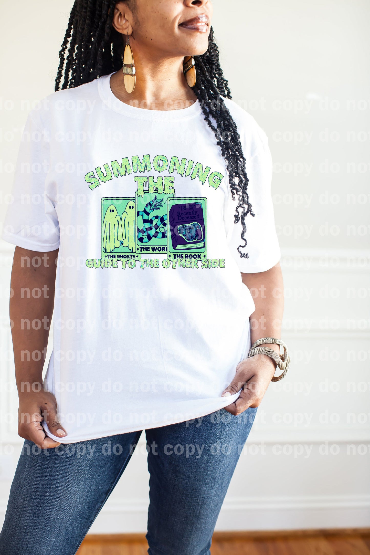 Summoning The Guide To The Other Side Green/White Font Dream Print or Sublimation Print