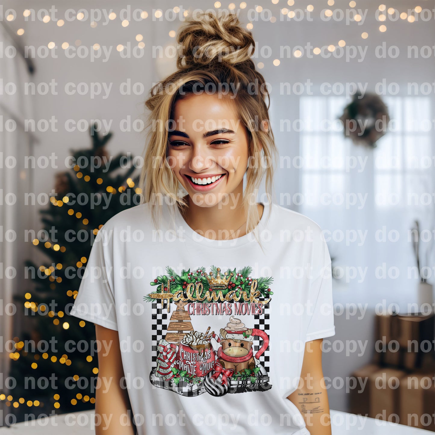 Hallmark Christmas Movies with Optional Sleeve Design Dream Print or Sublimation Print