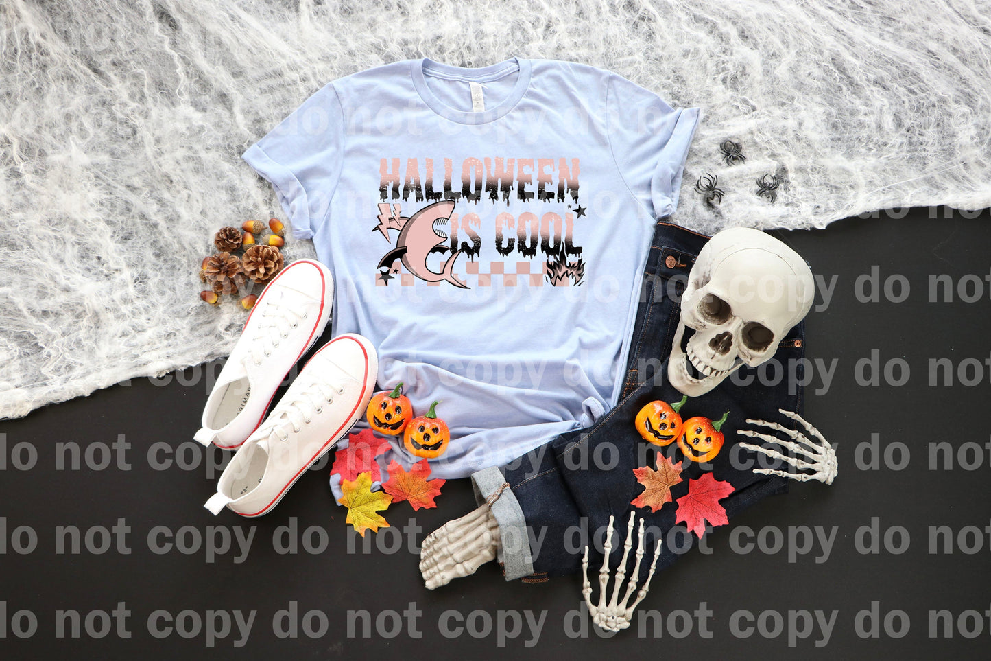 Halloween Is Cool Gray/Pink Dream Print or Sublimation Print