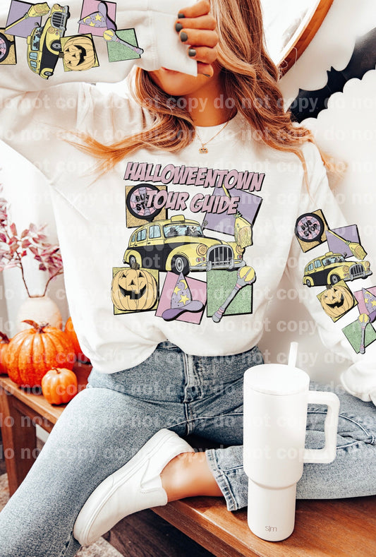 Halloweentown Tour Guide With Optional Two Rows Sleeve Designs Dream Print or Sublimation Print