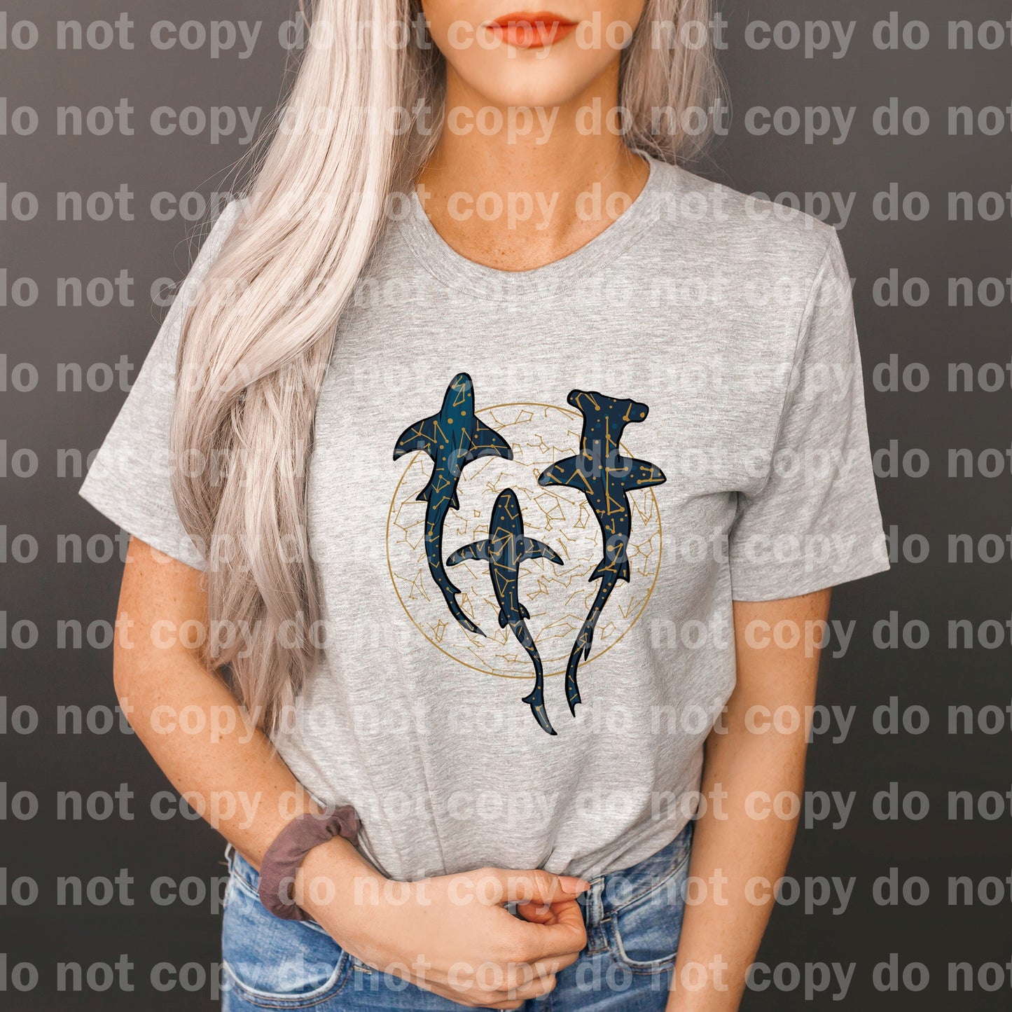 Hammerhead Sharks Constellation Dream Print or Sublimation Print