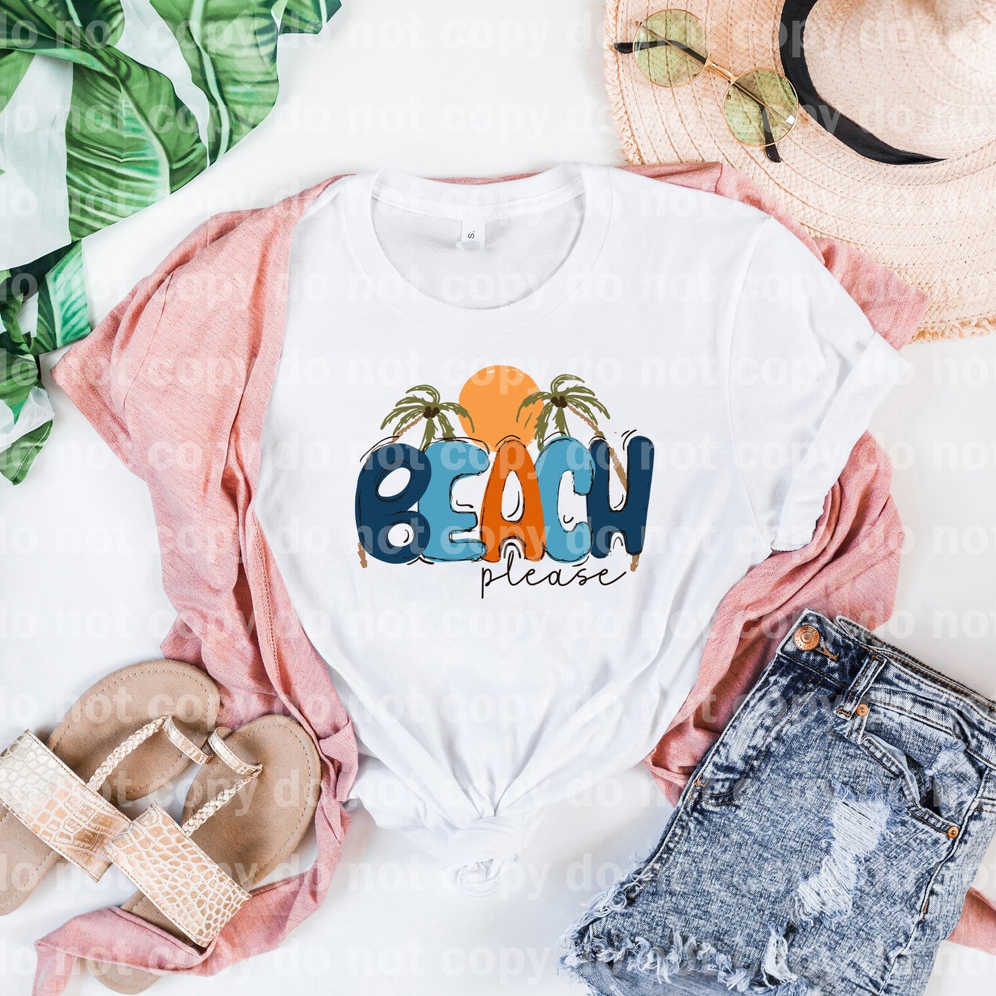 Beach Please Dream Print or Sublimation Print