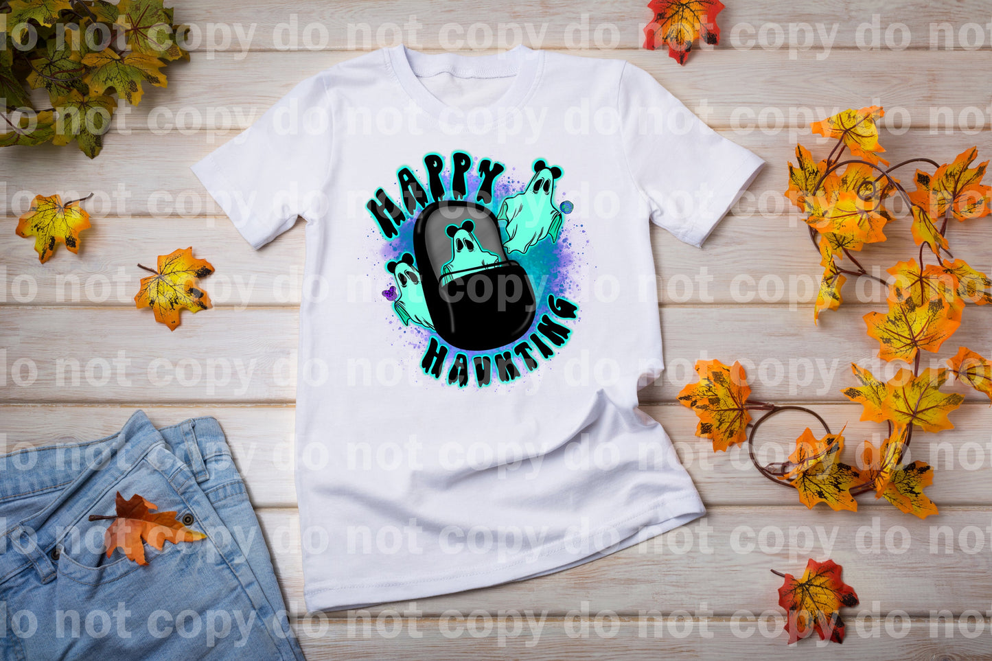 Happy Haunting Ghosts Dream Print or Sublimation Print