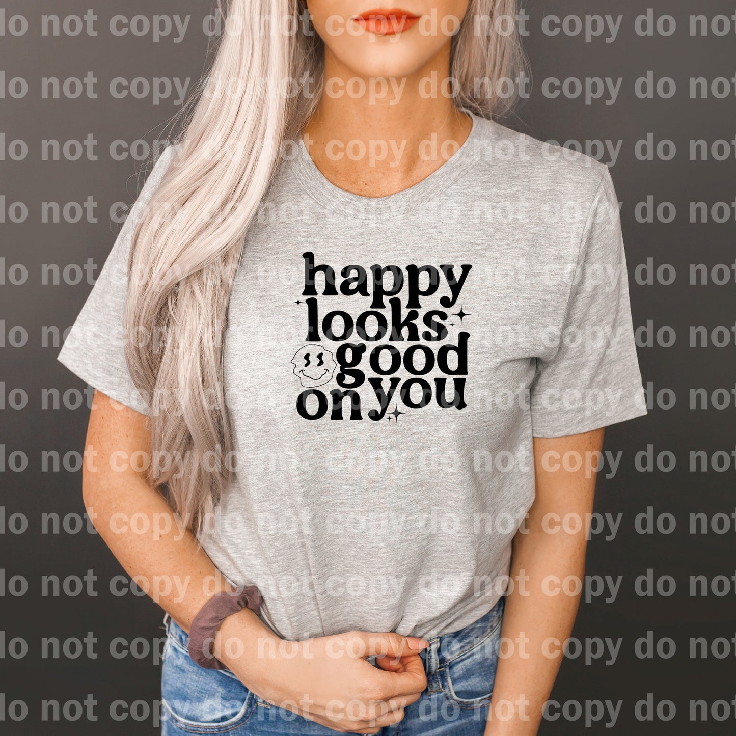 Happy Looks Good On You Colored/Black/White Dream Print or Sublimation Print