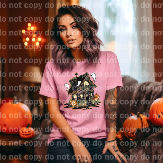 Haunted House Ghost Pumpkin Dream Print or Sublimation Print