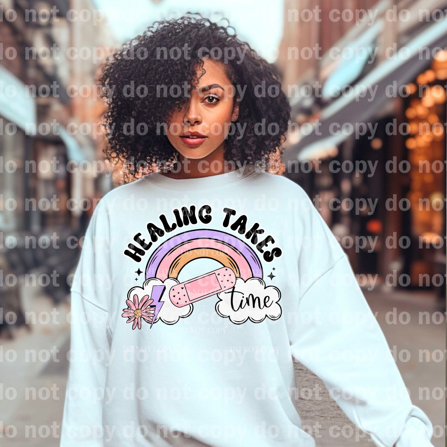 Healing Takes Time Rainbow Dream Print or Sublimation Print