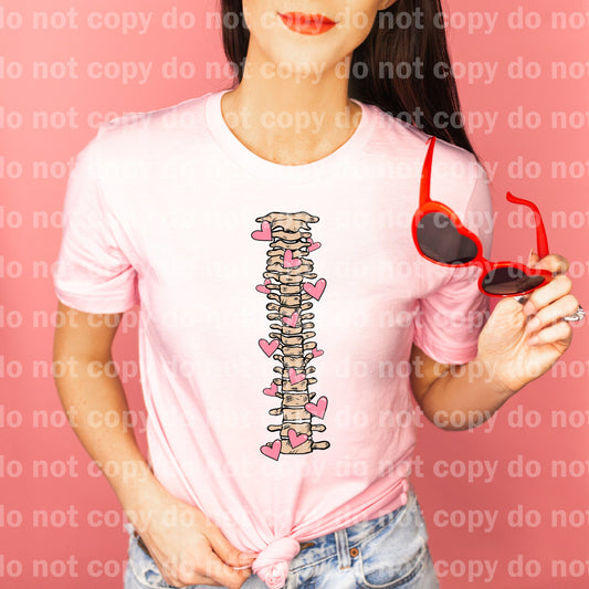 Heart Spine Distressed Full Color/One Color with Pocket Option Dream Print or Sublimation Print