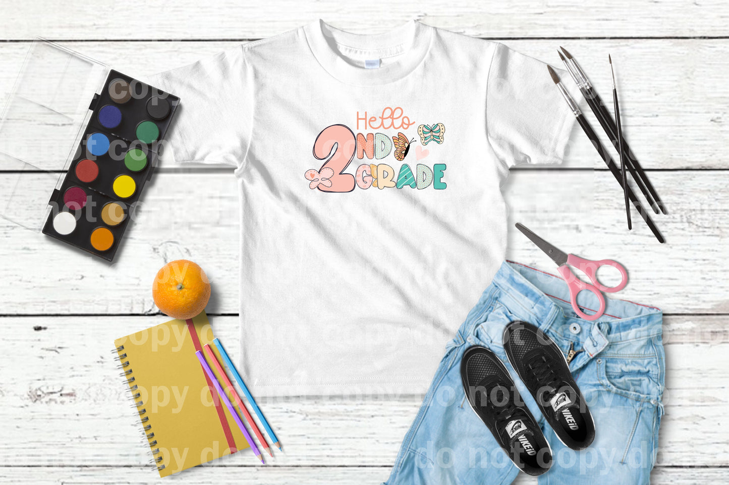 Hello 2nd Grade Dream Print or Sublimation Print