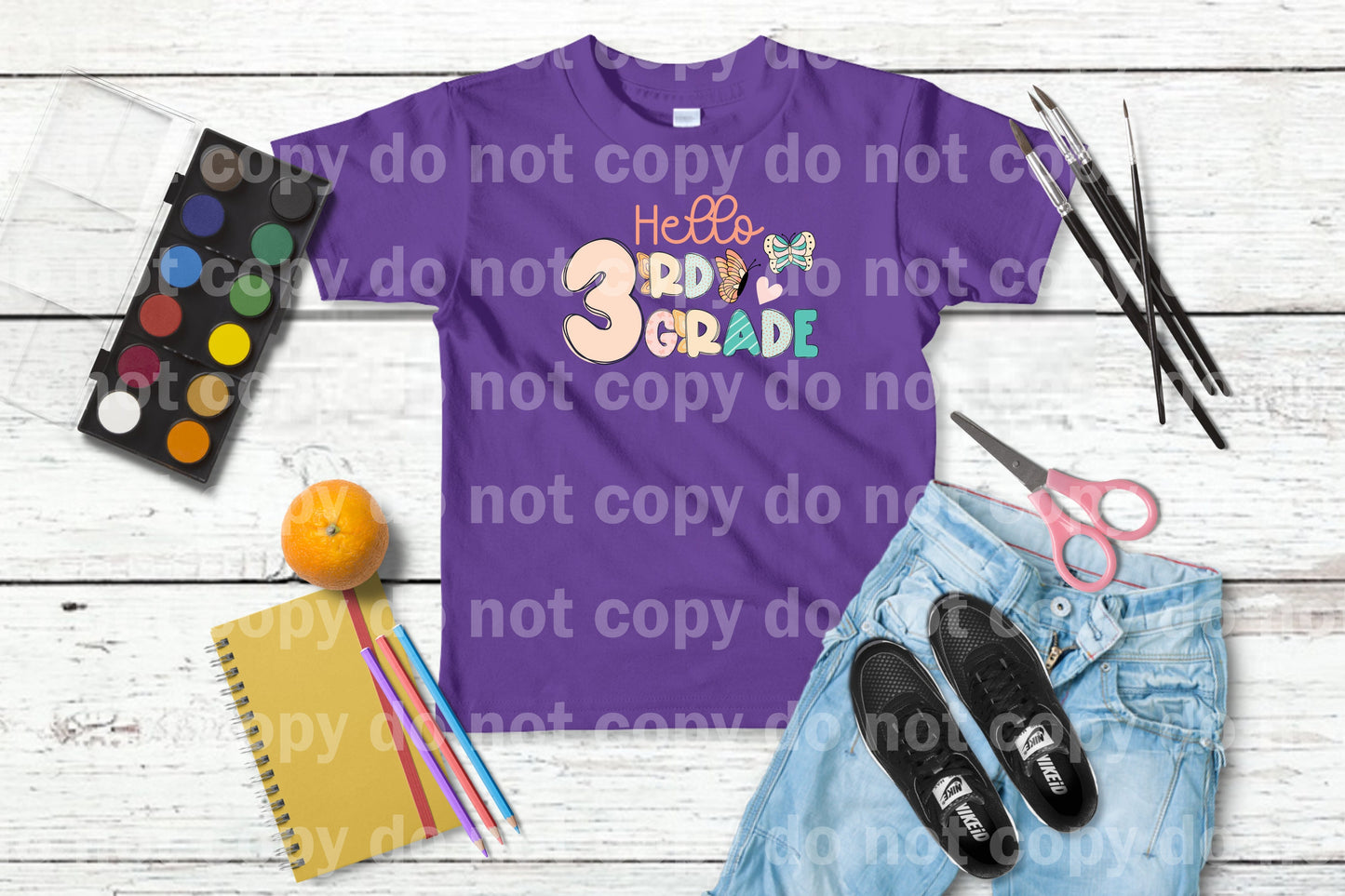 Hello 3rd Grade Dream Print or Sublimation Print