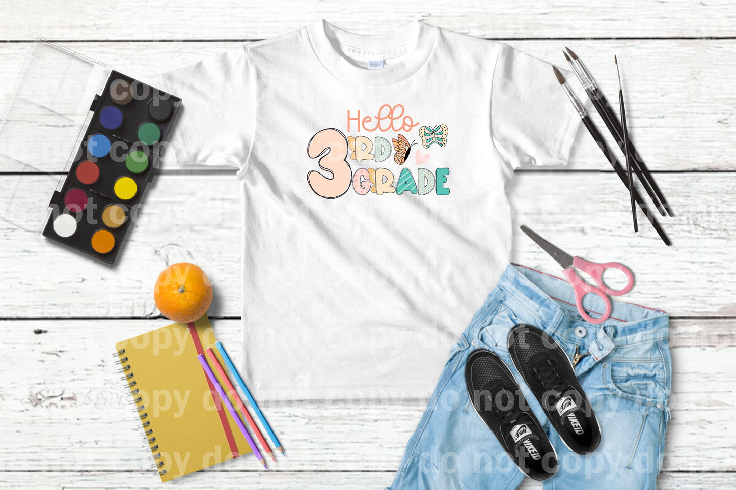 Hello 3rd Grade Dream Print or Sublimation Print