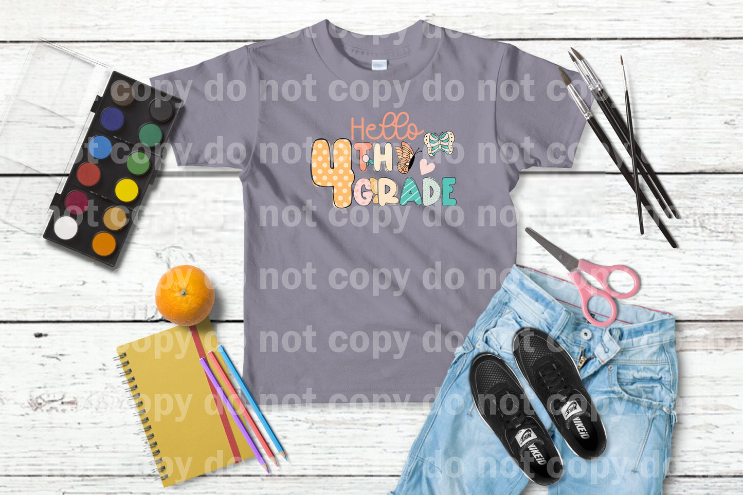 Hello 4th Grade Dream Print or Sublimation Print