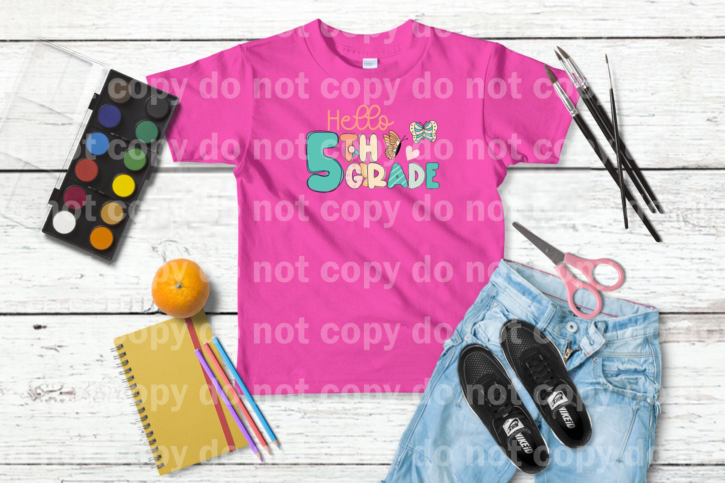 Hello 5th Grade Dream Print or Sublimation Print