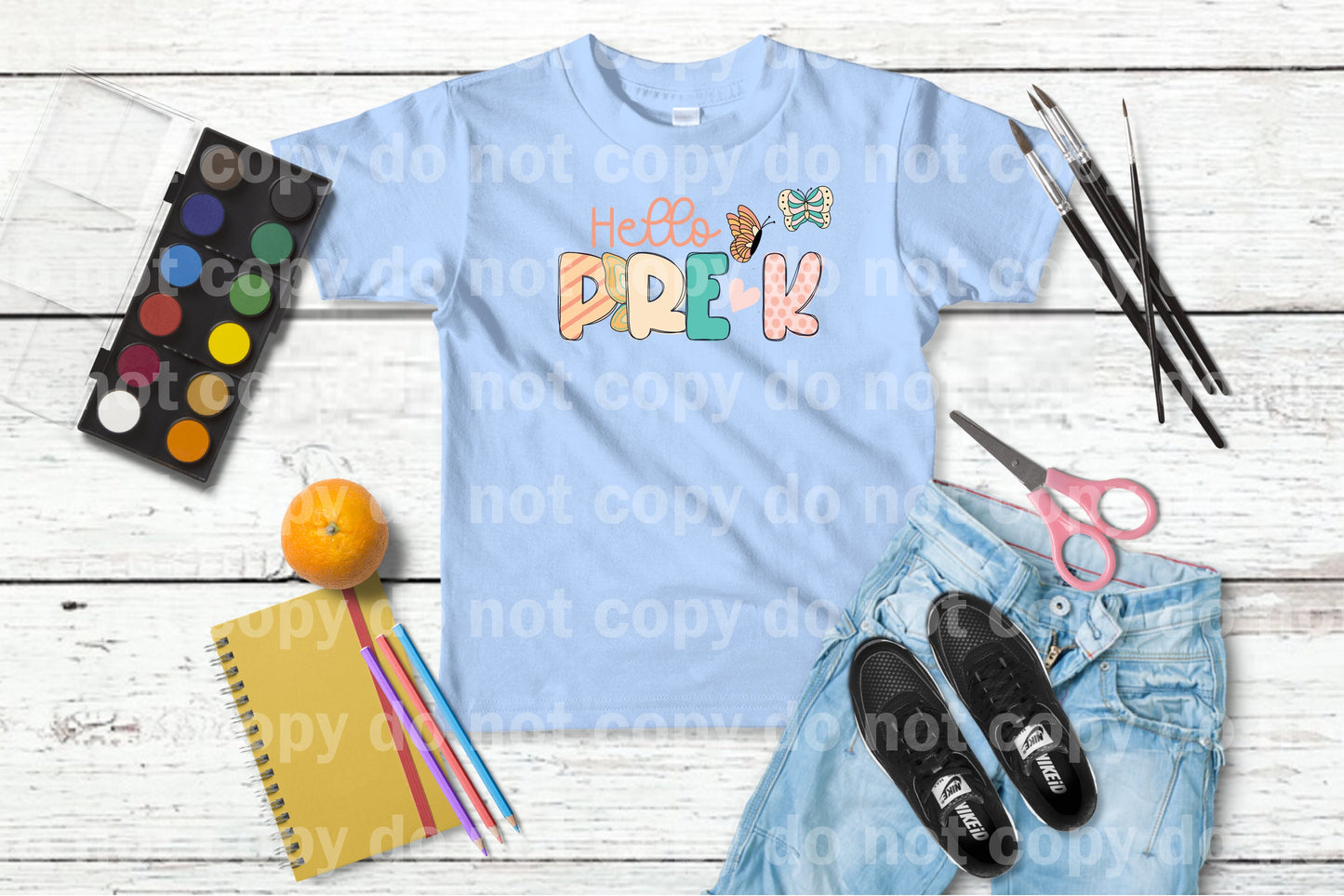 Hello Pre K Dream Print or Sublimation Print