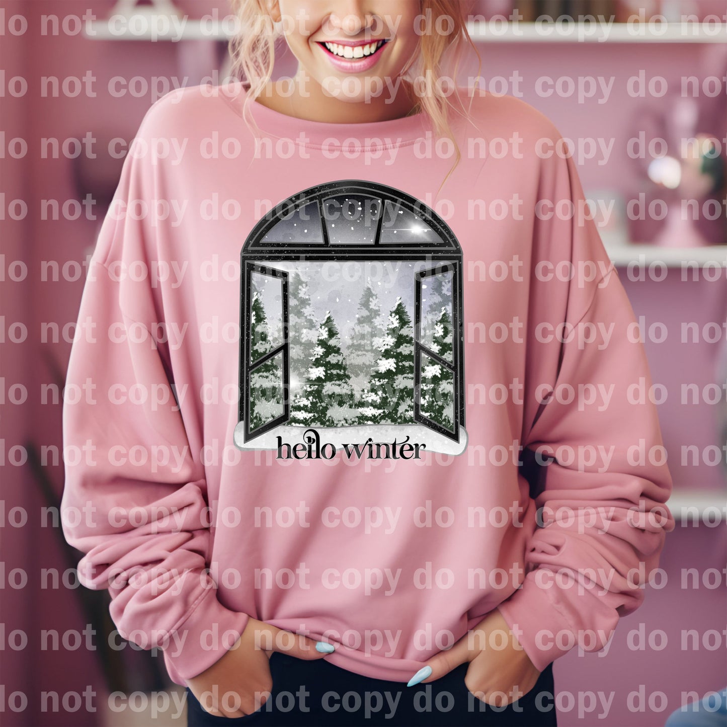 Hello Winter Dream Print or Sublimation Print