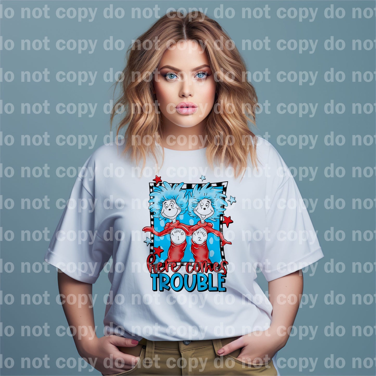 Here Comes Trouble Dream Print or Sublimation Print