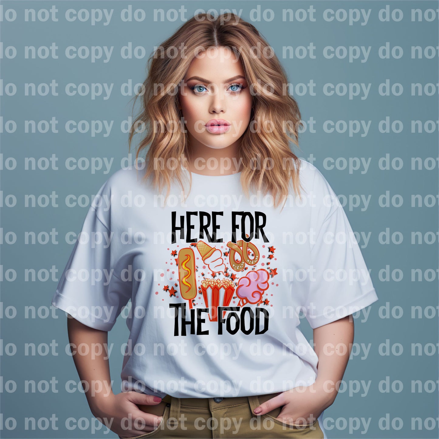 Here For The Food Dream Print or Sublimation Print
