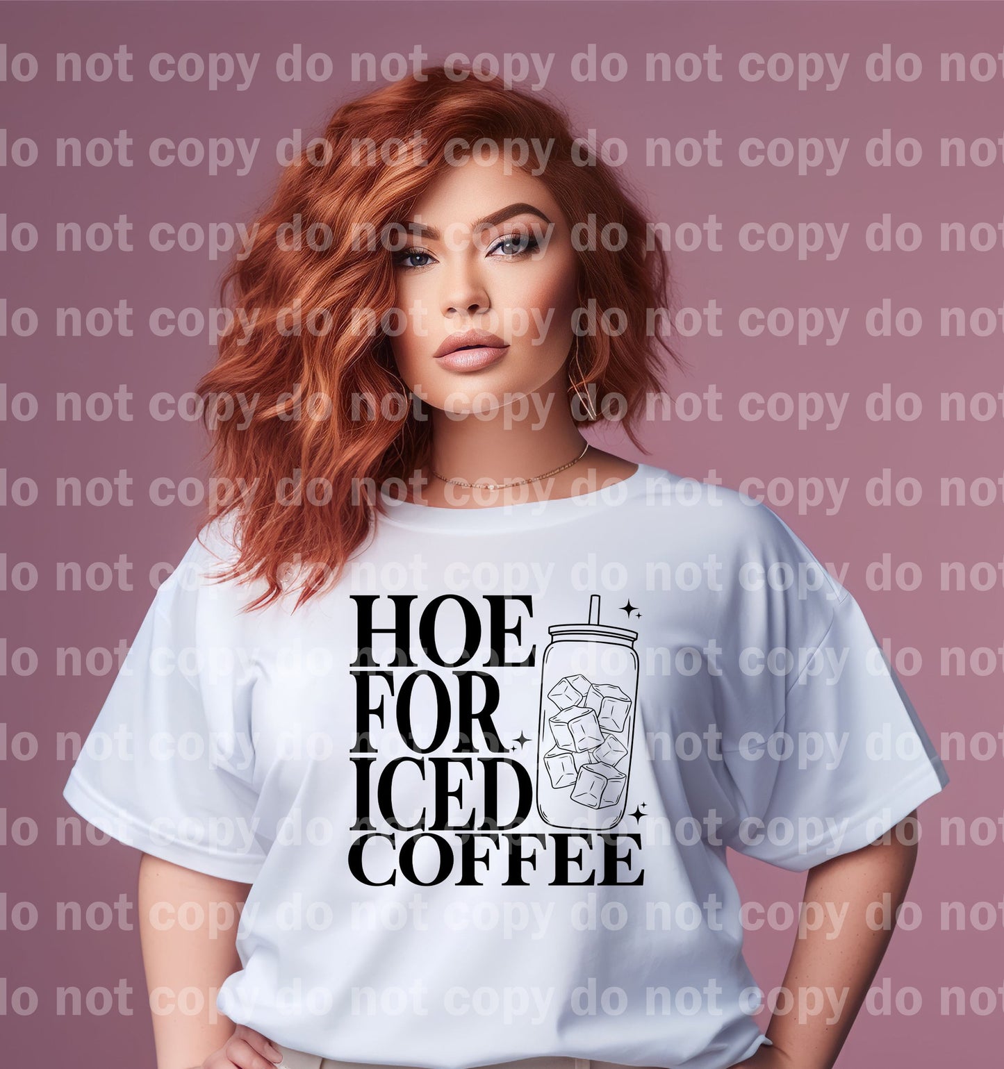 Hoe For Iced Coffee Dream Print or Sublimation Print