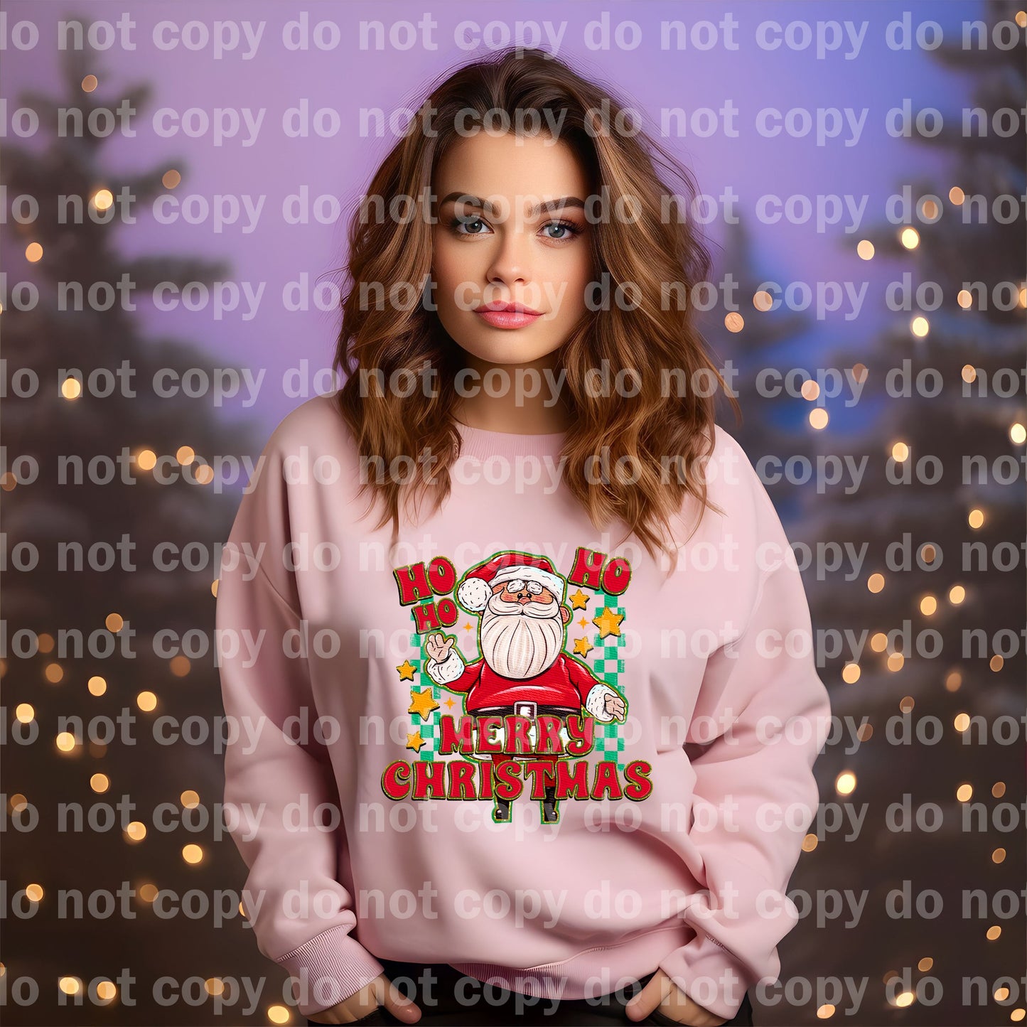 Hohoho Merry Christmas Santa Dream Print or Sublimation Print