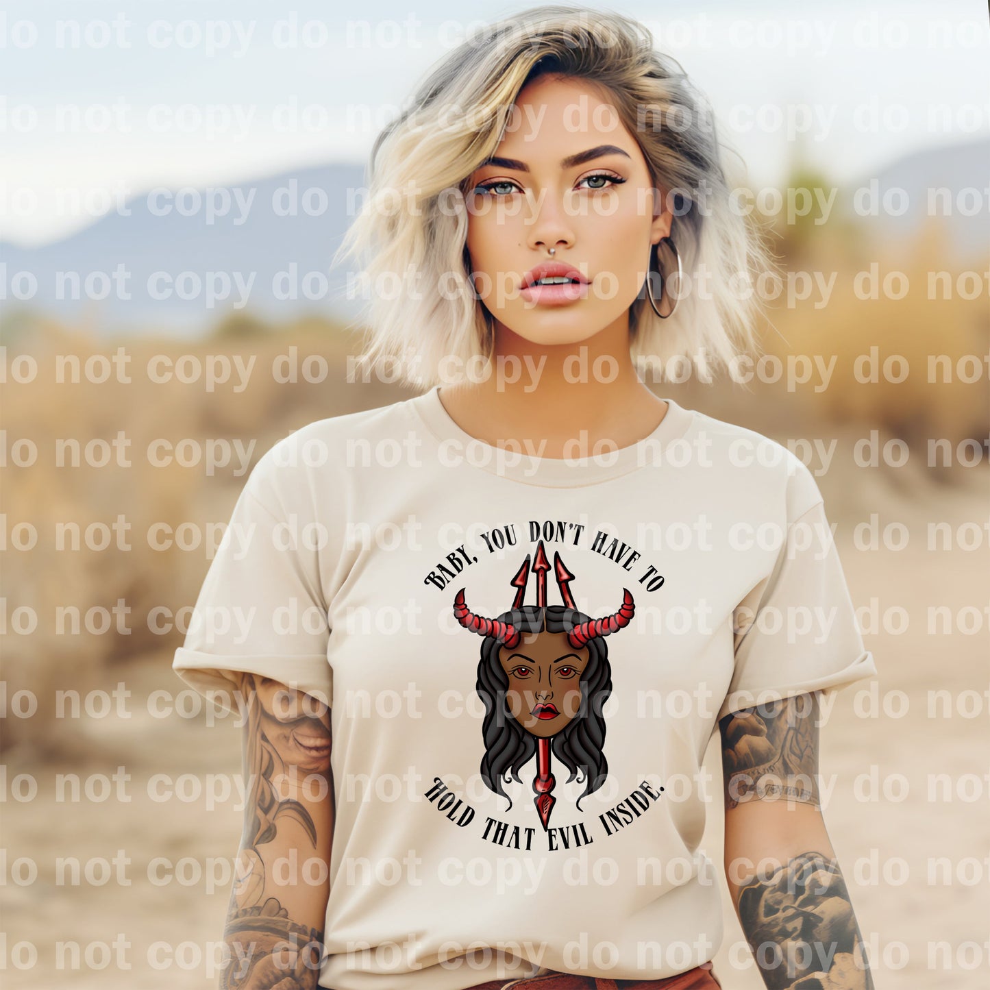 Baby You Don't Have To Hold That Evil Inside Dream Print or Sublimation Print