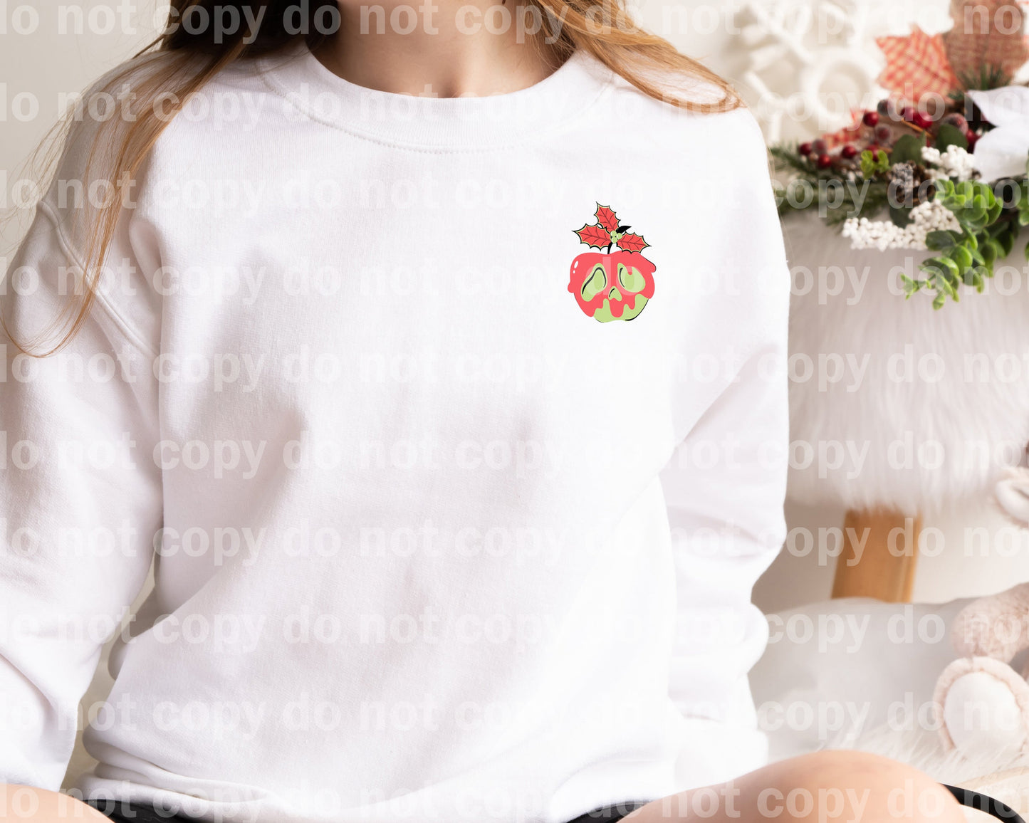 Holly Jolly Poison Apple with Pocket Option Dream Print or Sublimation Print