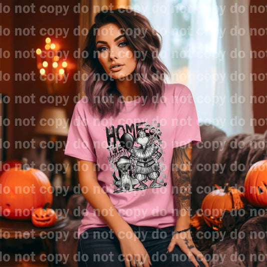 Home For The Horrordays Black and White/Colored Dream Print or Sublimation Print