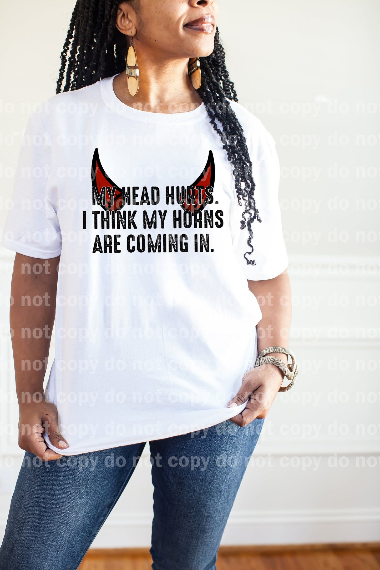 My Head Hurts I Think My Horns Are Coming In Dream Print or Sublimation Print
