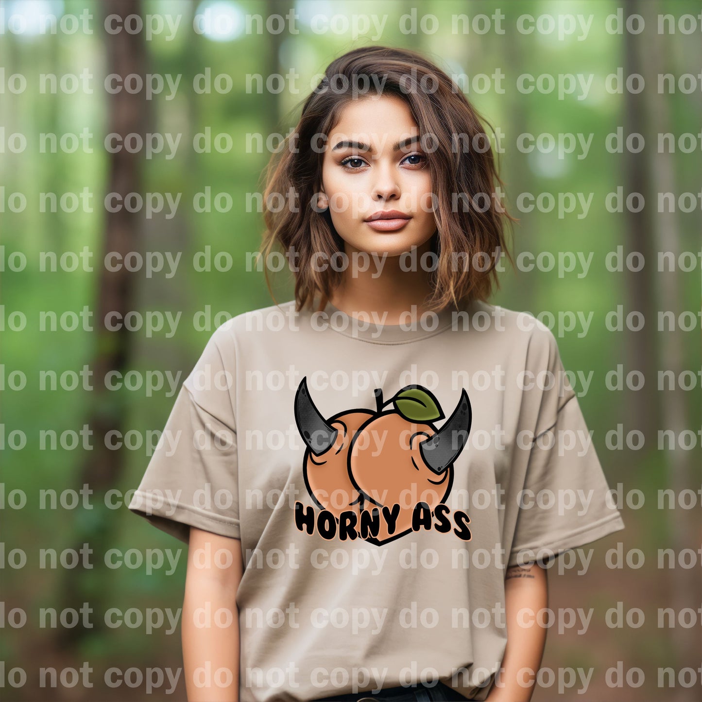 Horny Ass Distressed/Non Distressed Dream Print or Sublimation Print