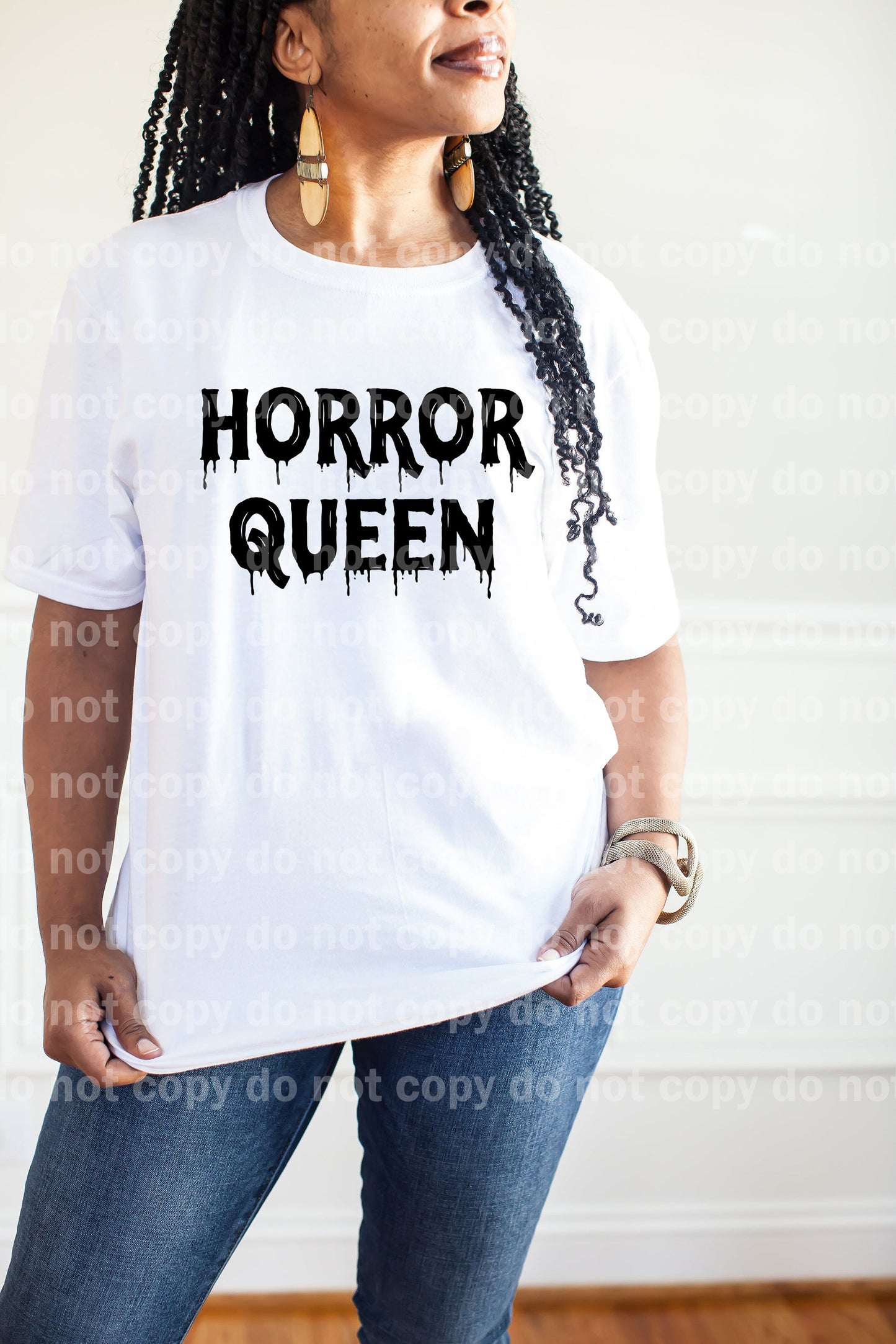 Horror Queen Drippy Black/White Dream Print or Sublimation Print