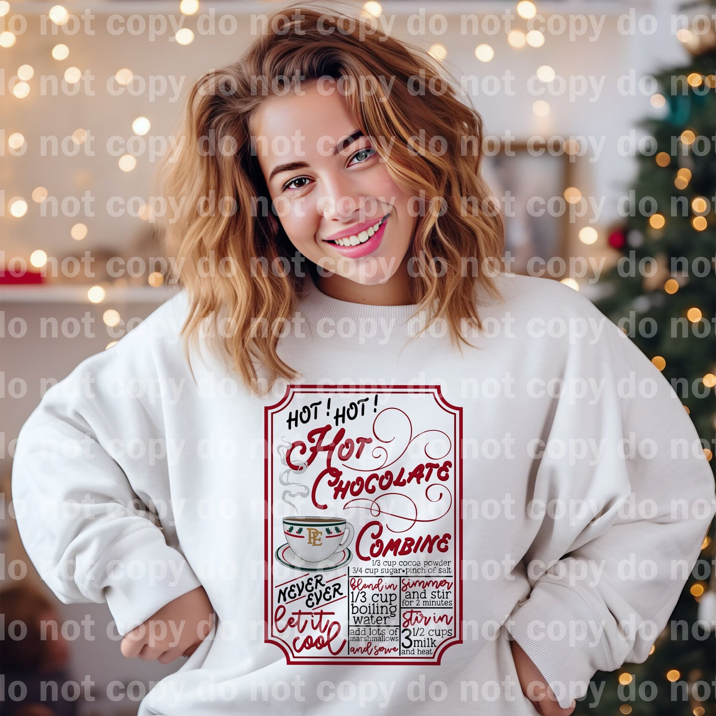 Hot Chocolate with Pocket Option Dream Print or Sublimation Print