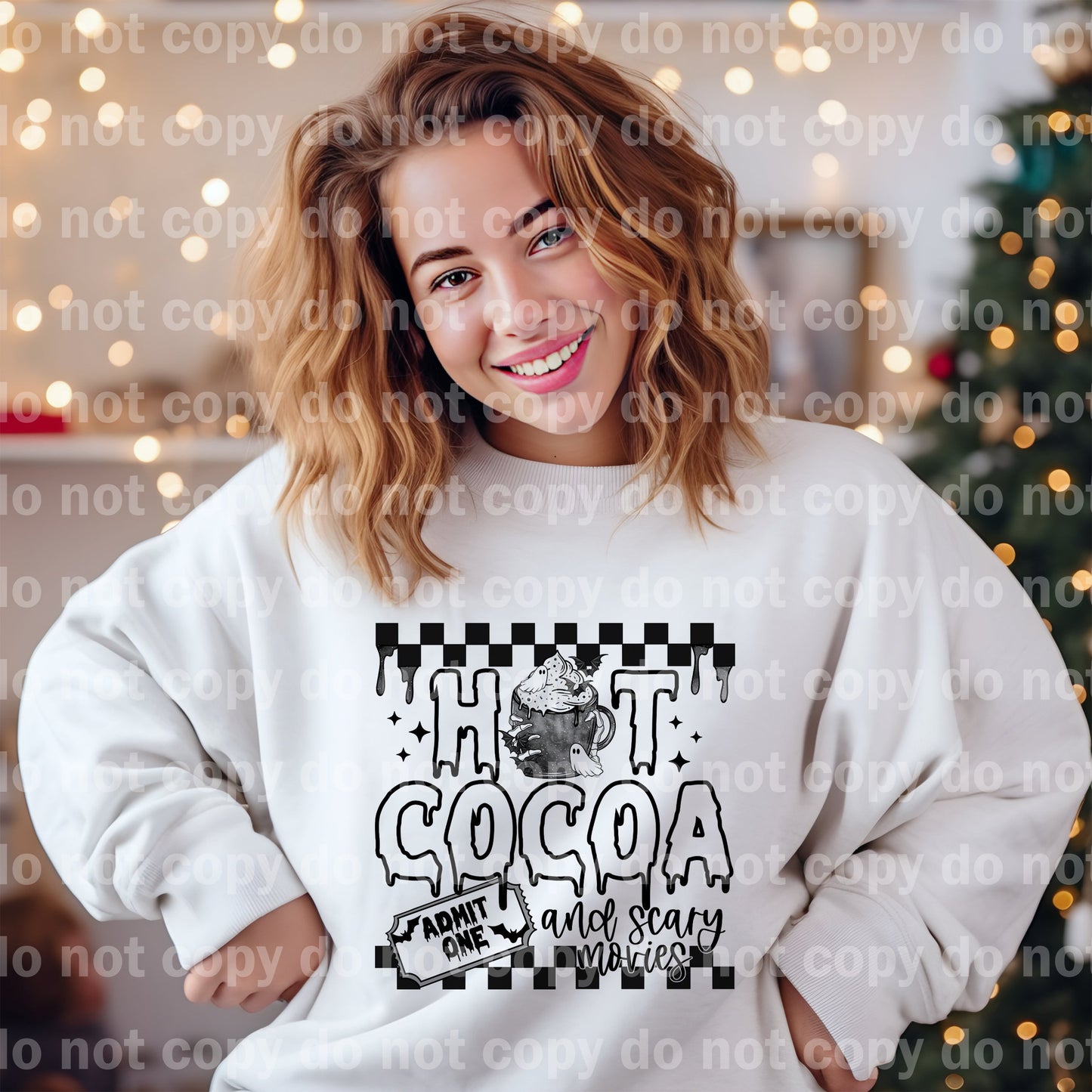 Hot Cocoa and Scary Movies with Pocket Option Dream Print or Sublimation Print