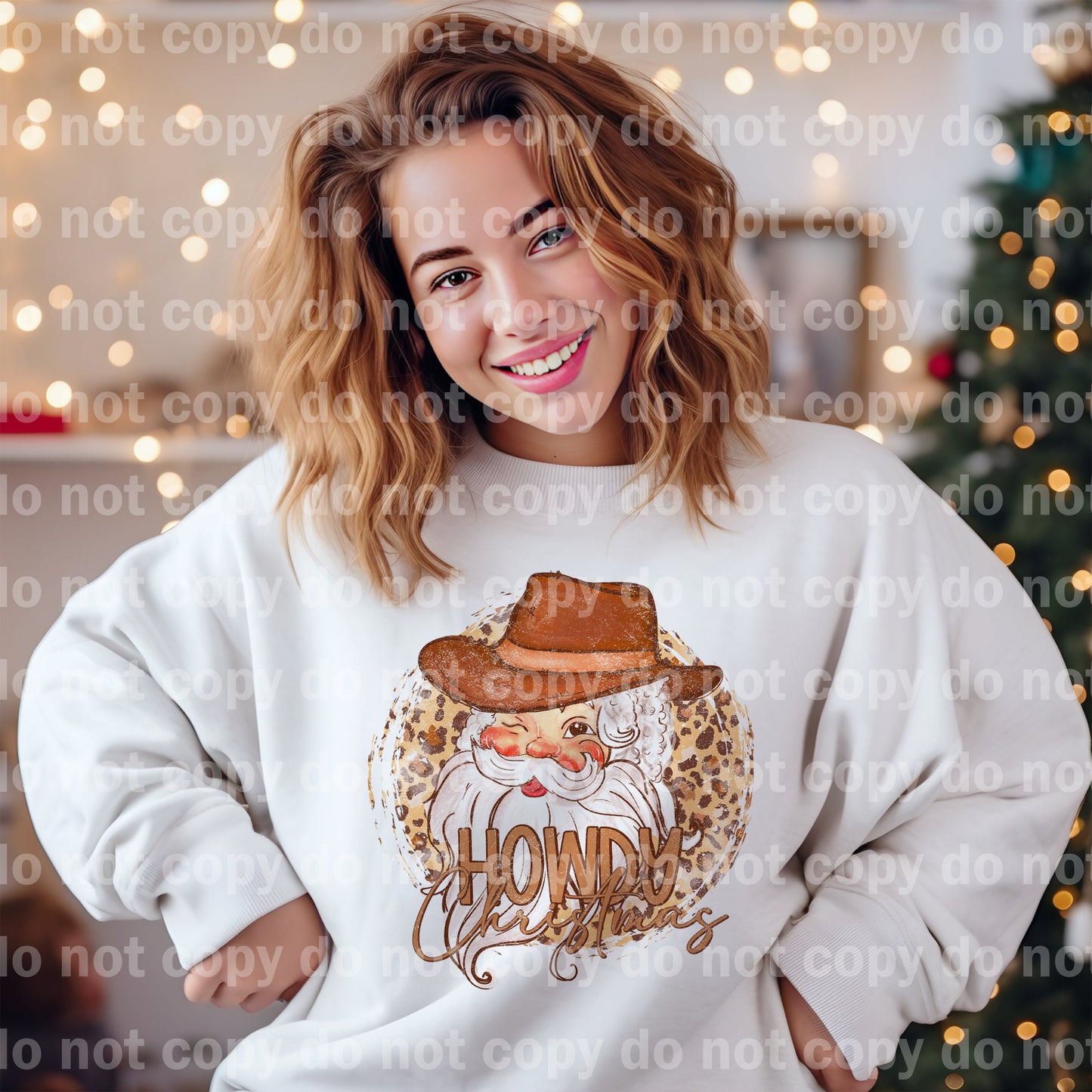 Howdy Christmas Santa Dream Print or Sublimation Print