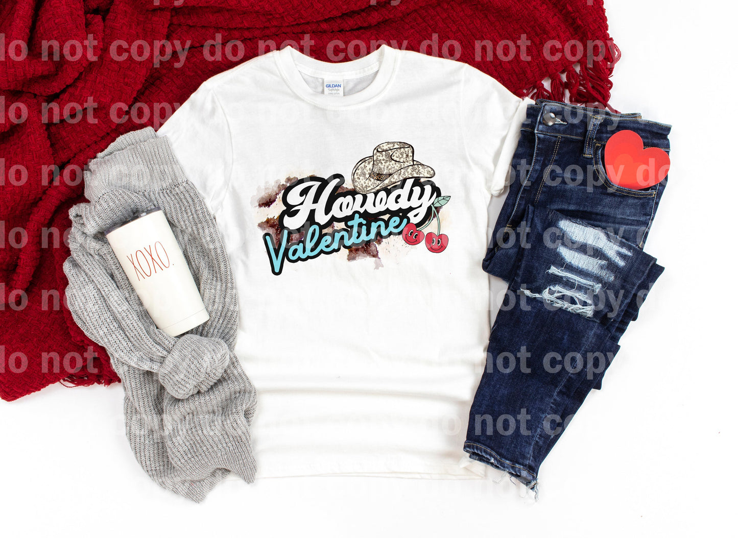 Howdy Valentine Dream Print or Sublimation Print