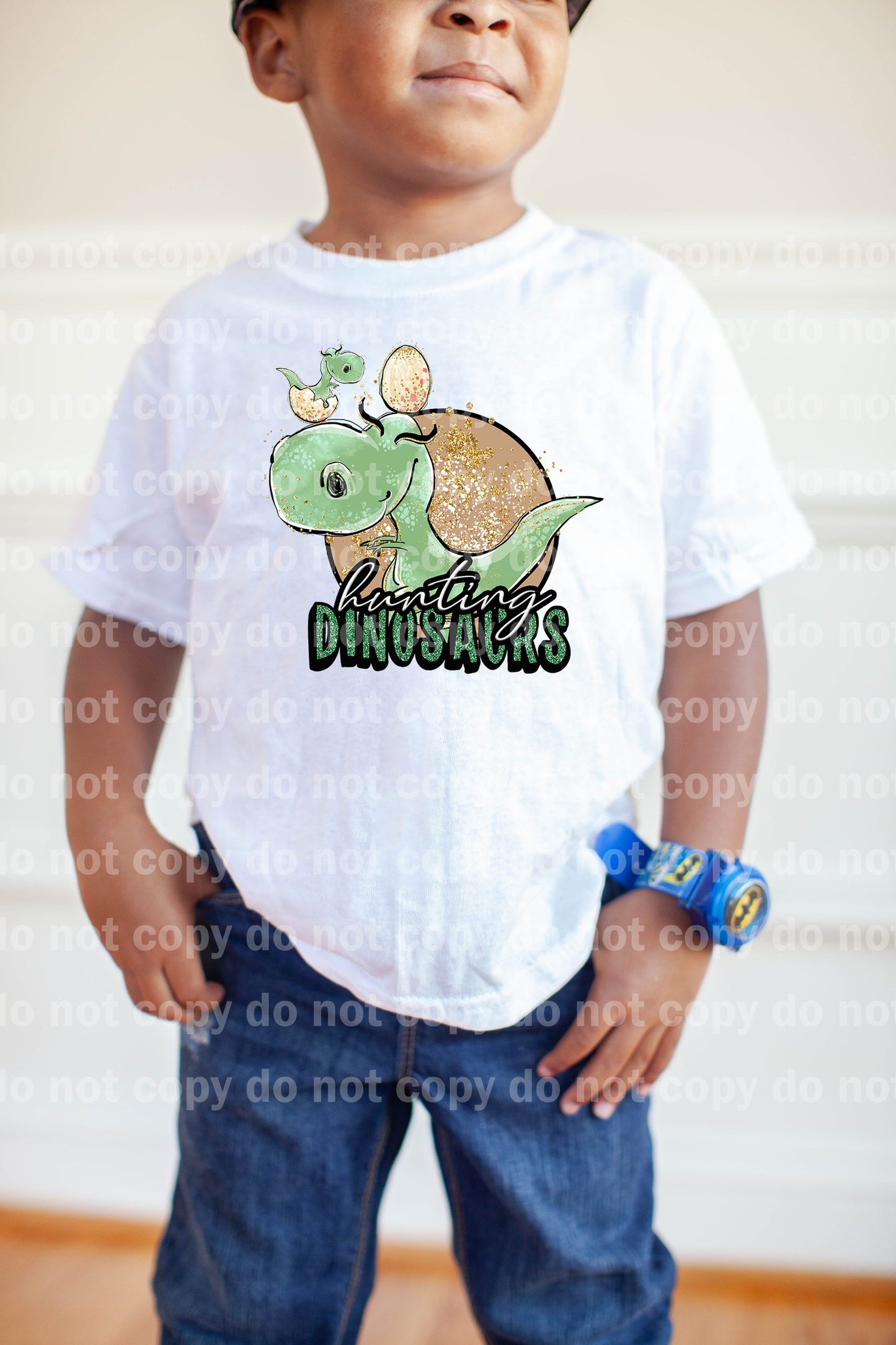 Hunting Dinosaurs Dream Print or Sublimation Print