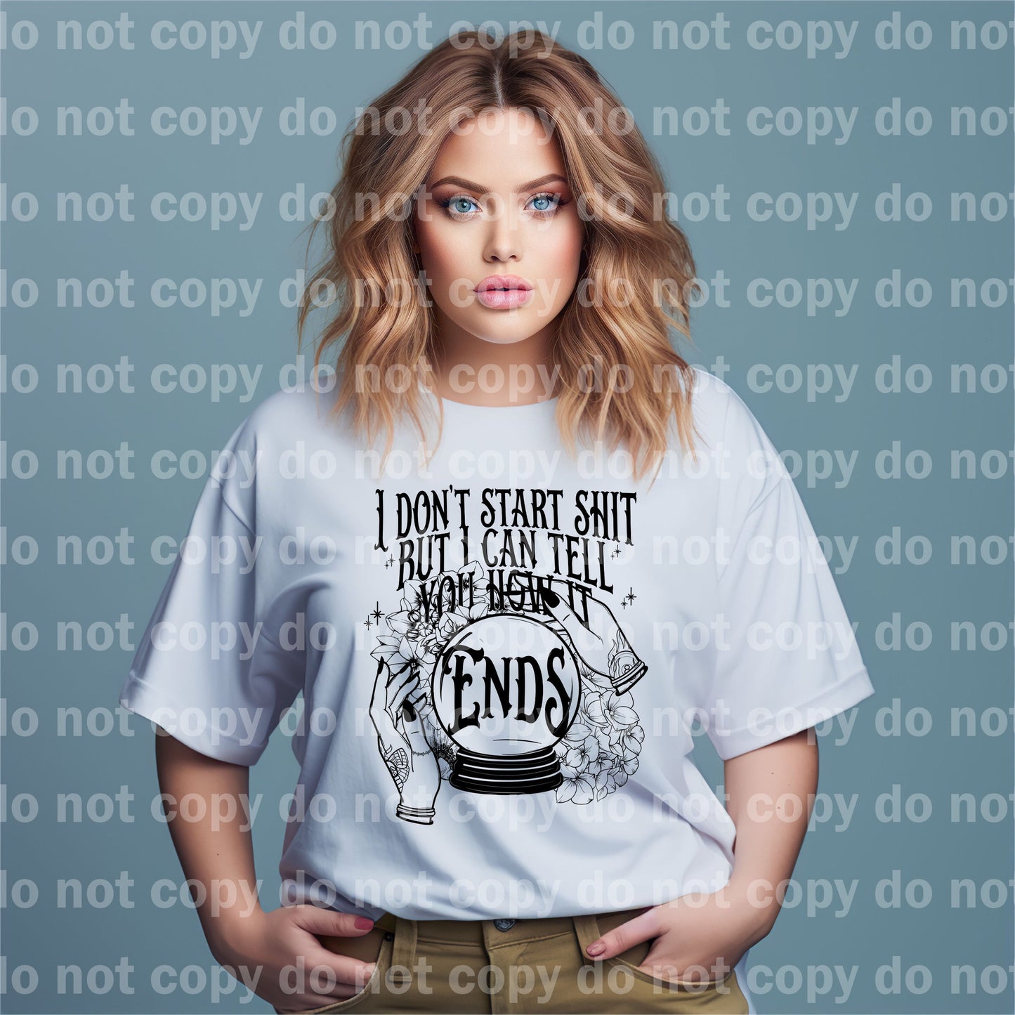 I Don't Start Shit But I Can Tell You How It Ends Full Color/Black/White Dream Print or Sublimation Print