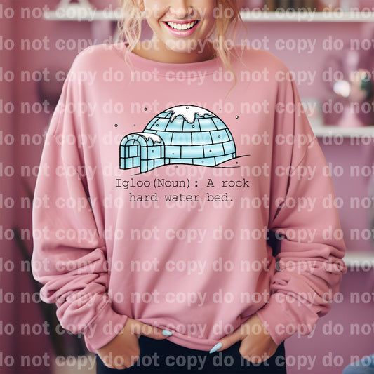 Igloo A Rock Hard Water Bed Dream Print or Sublimation Print