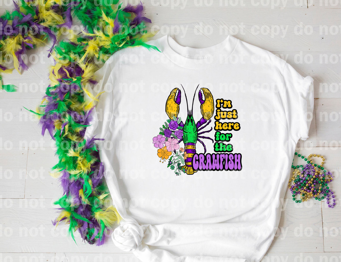 I'm Just Here For The Crawfish Dream Print or Sublimation Print